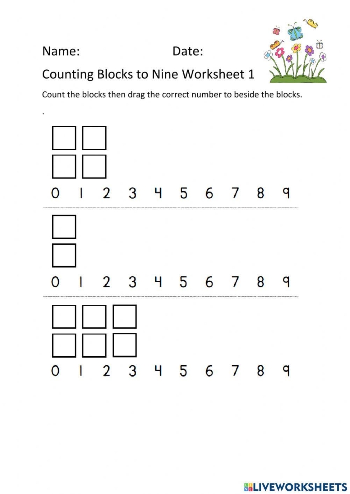 Earth and Space Science worksheet for First Grade Children engaged in a Count and Add Blocks worksheet featuring two-digit and one-digit addition. First Grade Earth and Space Science activity to enhance math skills.