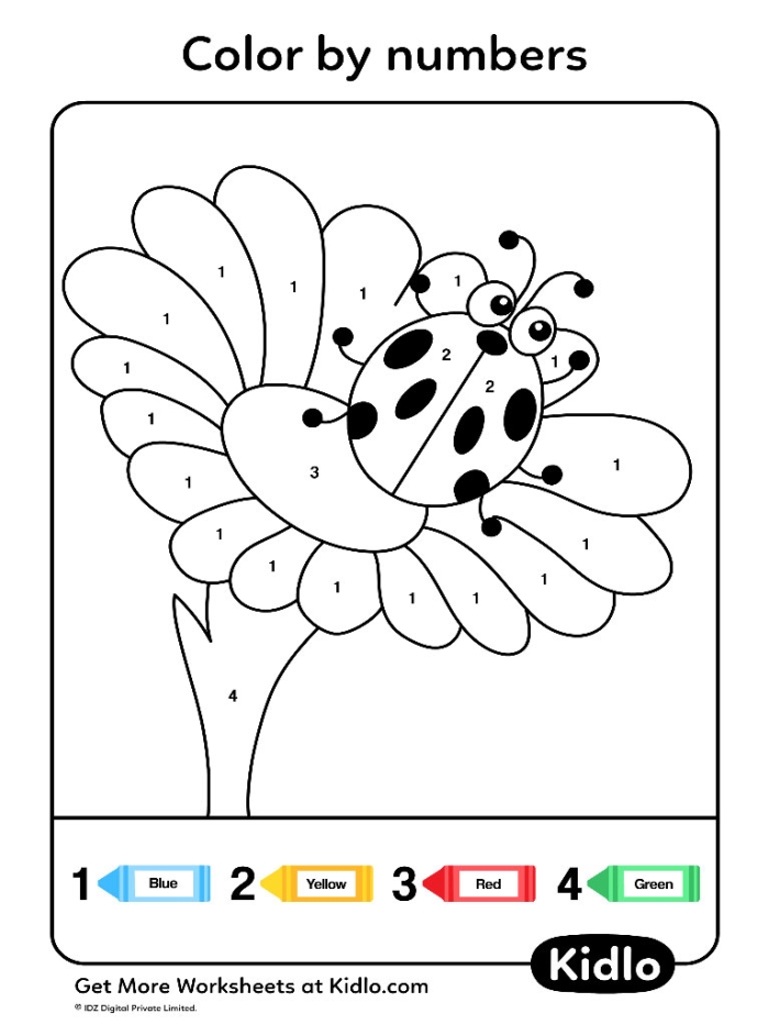 Colorful worksheet for counting and identifying flowers using positional words