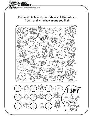 Colorful worksheet featuring Mama Bird and her babies encouraging counting to 20 for kindergarteners