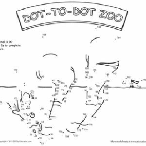 Counting by 2s dot to dot worksheet featuring a hidden image activity for kids