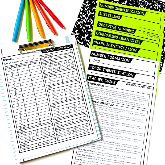 Counting to 20 Assessment Worksheet Image 22 for Early Learners Pre-K students practicing number sequence recognition and oral counting skills up to twenty on an assessment activity