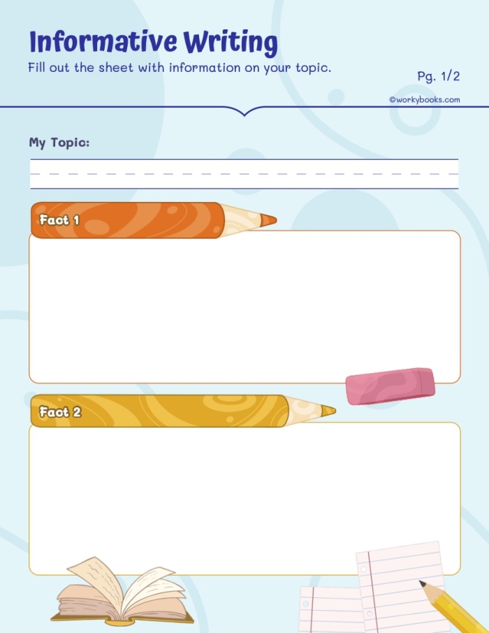 Worksheet for developing a unique voice in informational writing for sixth grade students Crafting Voice in Informational Writing worksheet designed for sixth graders to enhance their writing skills
