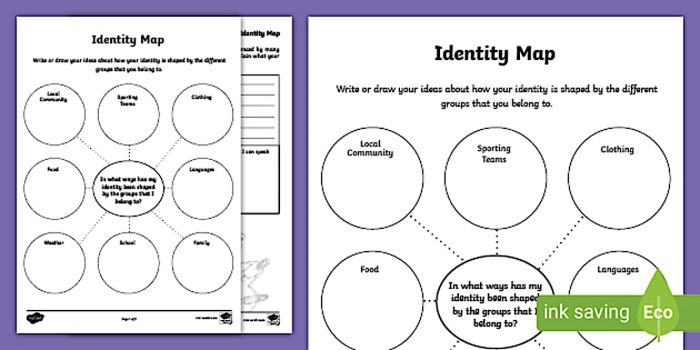 Division worksheet for Sixth Grade A colorful Individuality Map worksheet designed for sixth graders to explore their uniqueness. Visual representation of a creative self-exploration activity for students.