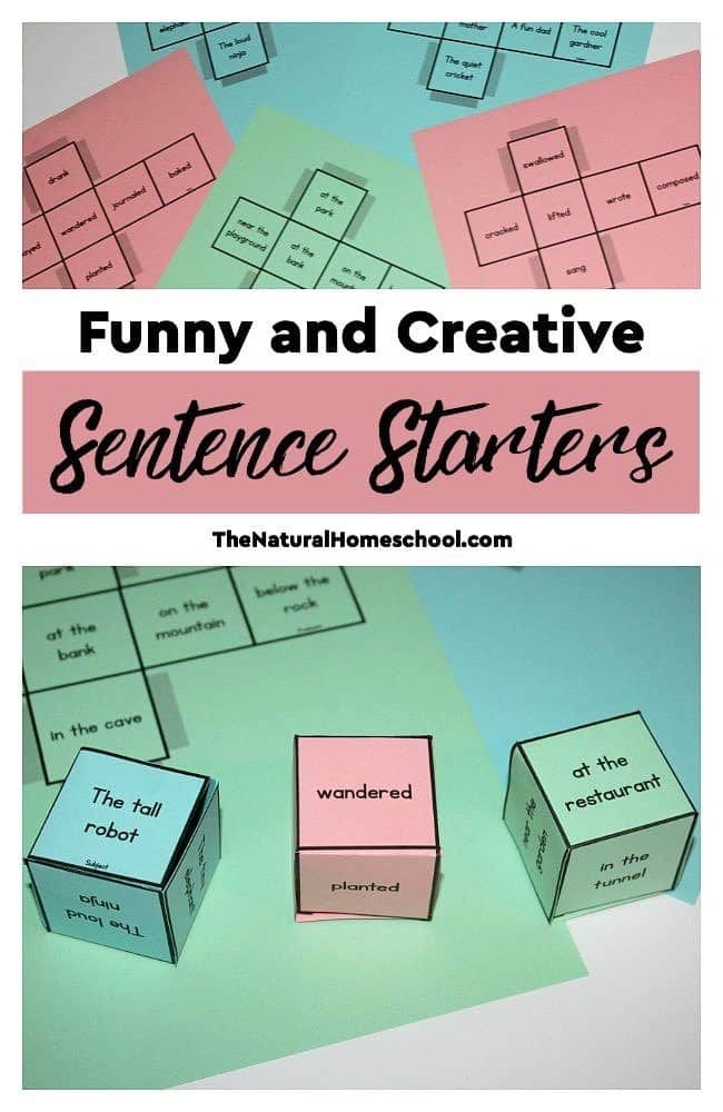 Engaging prompts to inspire kids' creativity in physical science narratives Creative Sentence Starters worksheet for third graders to enhance storytelling skills