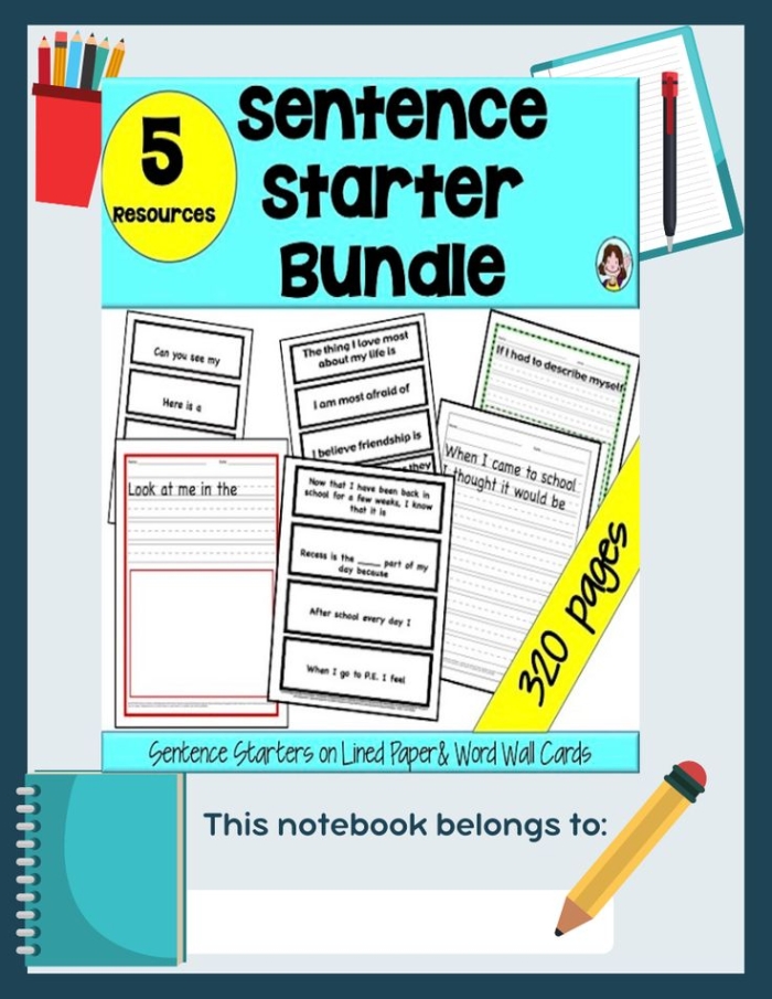 Physical Science worksheet for Third Grade Creative Sentence Starters worksheet designed for third graders to enhance their storytelling skills. Engaging prompts to inspire creativity in writing for young learners.