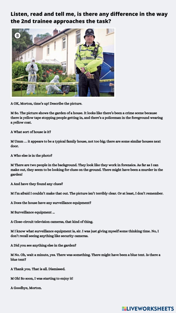 Creative writing worksheet for second graders focusing on inference skills