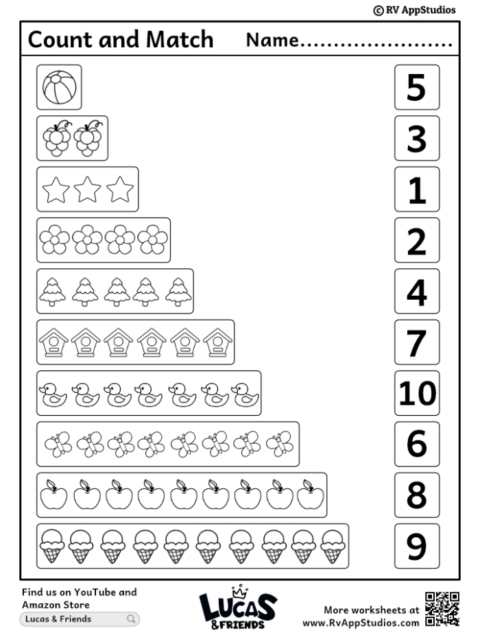 Second grade place value worksheet showing colorful cupcakes with numbers that students match to their written word forms