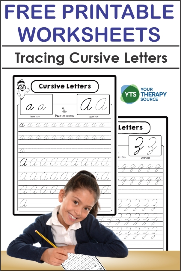 Cursive Practice Animals Worksheet for Elementary Handwriting Skills Third grade student practicing cursive handwriting by tracing and writing animal words on a worksheet