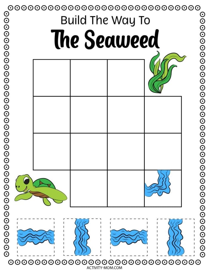 Cut-and-Paste Ocean Worksheet for Pre-K Science Activity 11 Preschool student using safety scissors to craft a colorful ocean habitat scene