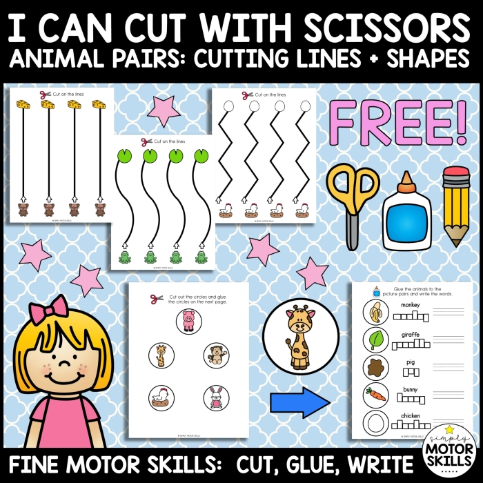 Worksheet featuring kids cutting and coloring grass for bugs to hide in