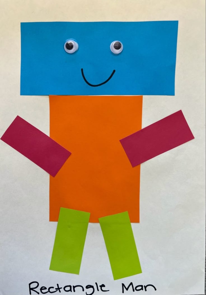 Build a Robot worksheet for Pre-K students focusing on multiplication and fine motor skills Kids engaging in cutting shapes to create a robot on a fun worksheet