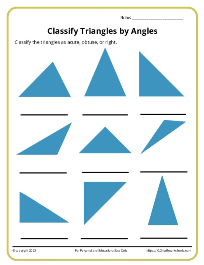 Cutting Triangles: Build a House worksheet for Pre-K multiplication activities Kids practicing their cutting skills to create Piggy's house on the worksheet