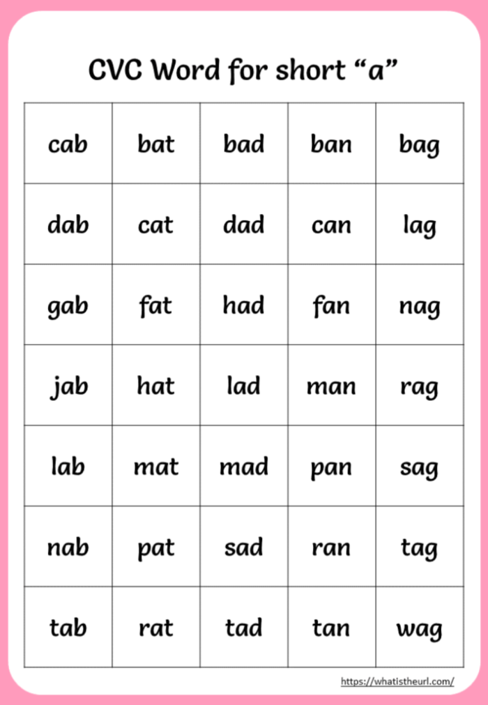 Short A Word Sort Activity with -at and -an Word Family Pictures for Kindergarten Learners Picture sort worksheet showing cat, bat, hat, mat, fan, pan, and can illustrations for short A CVC word families