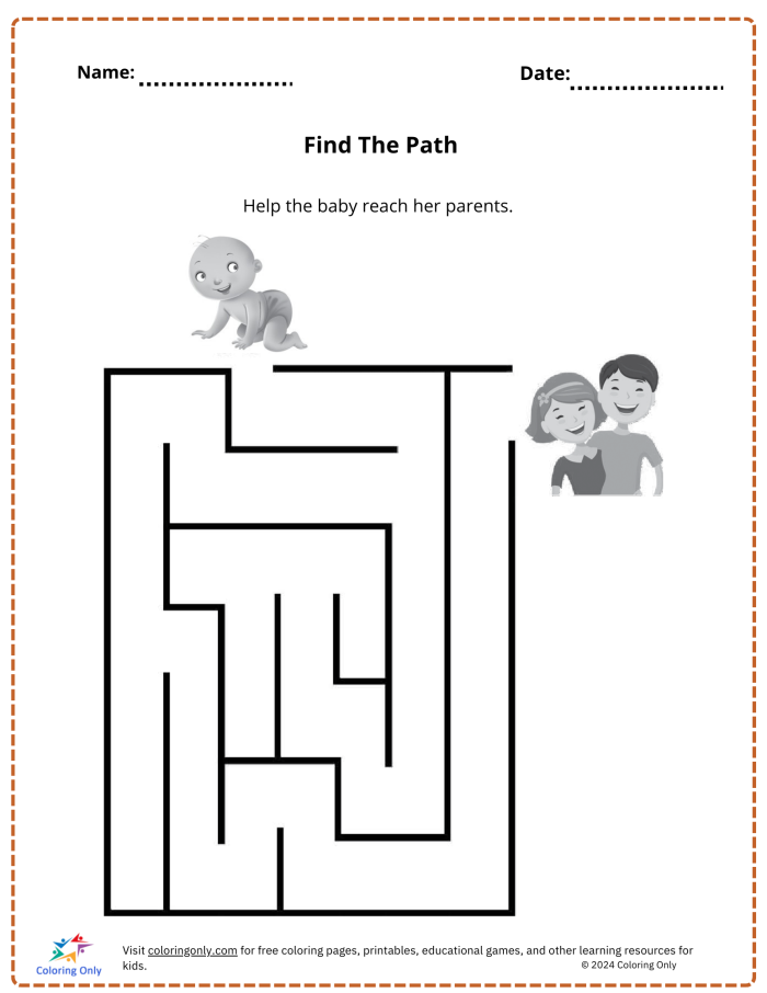 Decimal Operations: Follow the Path worksheet for mixed decimal skills Worksheet featuring decimal operations practice for fifth graders