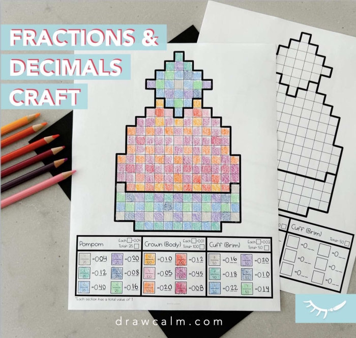 Decimals to Fractions worksheet for fourth graders featuring a variety of decimal values. Educational resource image for learning to convert decimals to equivalent fractions.