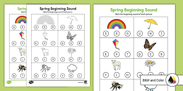 Worksheet for third graders on decoding words by identifying beginning and end sounds