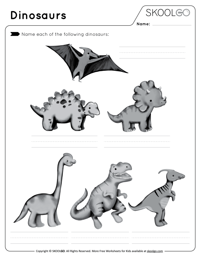 Preschooler dinosaur color by number worksheet featuring thirteen different sections to color