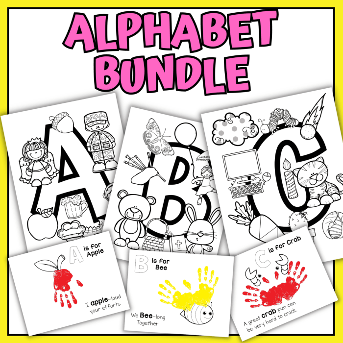 Dinosaur alphabet flashcards designed for Pre-K children to learn their ABCs