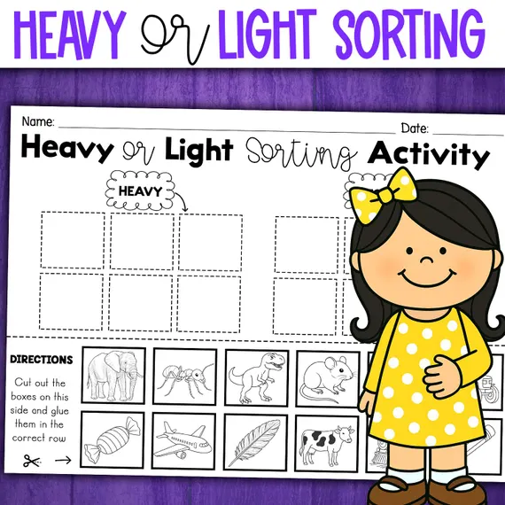 Worksheet illustrating the direction of light with engaging activities for third graders