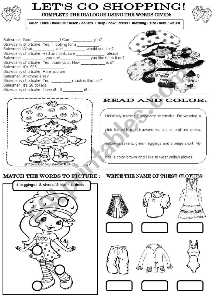 Engaging "Let's Go Shopping!" worksheet to practice percentages in a fun way Discount price calculation worksheet for sixth graders focusing on shopping