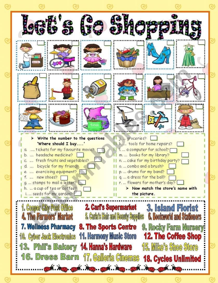Let's Go Shopping! worksheet for sixth graders focusing on engineering and science inquiry Worksheet for practicing discount percentages on quality items in a shopping scenario