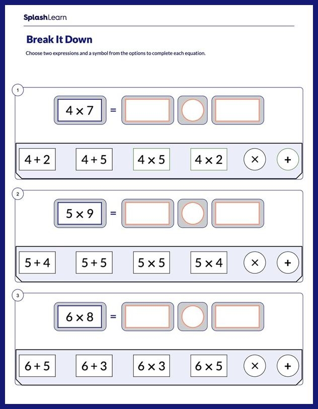 Solve Equations With the Distributive Property Worksheet Part Two Eighth grade math worksheet focusing on solving equations using the distributive property