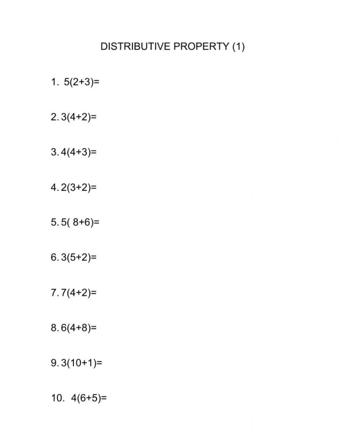 Distributive Property Equation Practice Problem 19 Eighth grade student solving algebraic equations using the distributive property of multiplication
