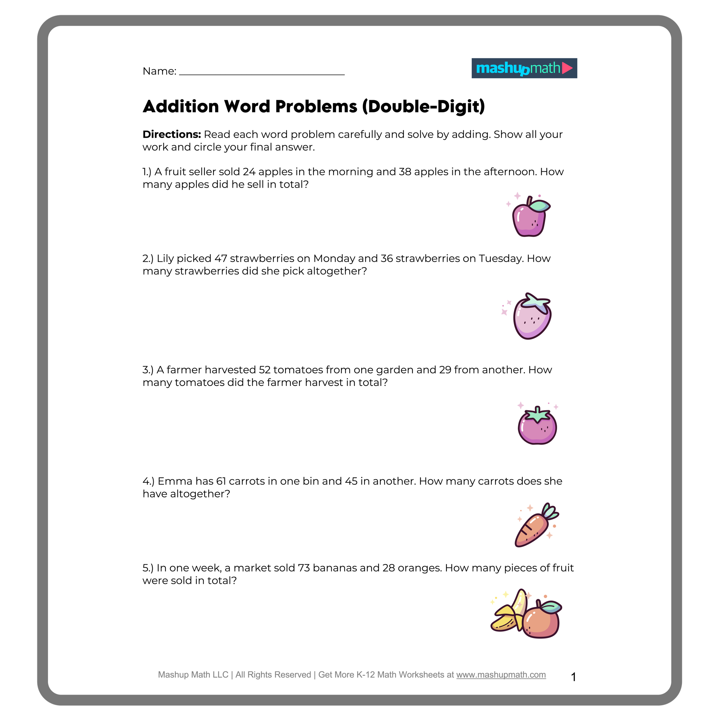 Division Challenge Level 3 worksheet for fourth graders featuring engaging math problems