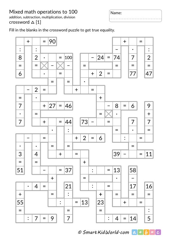Division crossword worksheet for fourth graders focusing on time and money concepts. Fun and engaging way to review division skills with a crossword puzzle.