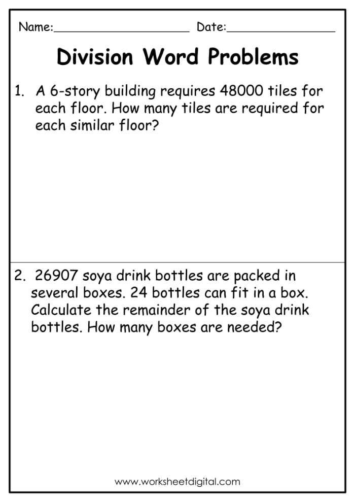 Division strategies practice worksheet showing visual methods for solving word problems with arrays and grouping techniques Third grade students solving division word problems using arrays, equal groups, repeated subtraction, and multiplication sentences for Earth and Space Science worksheet seven