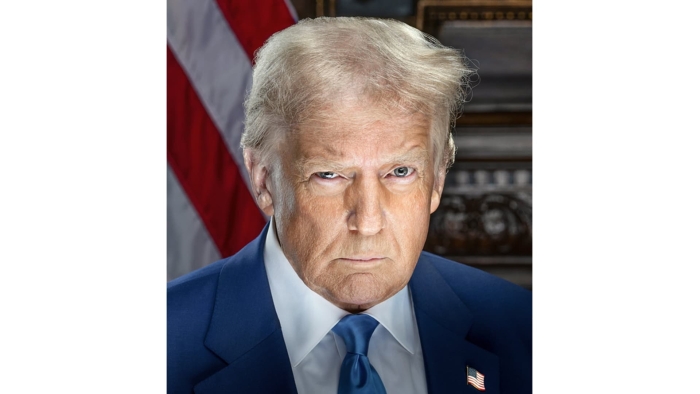 Third grade math worksheet featuring a Donald Trump fact sheet with multiplication problems