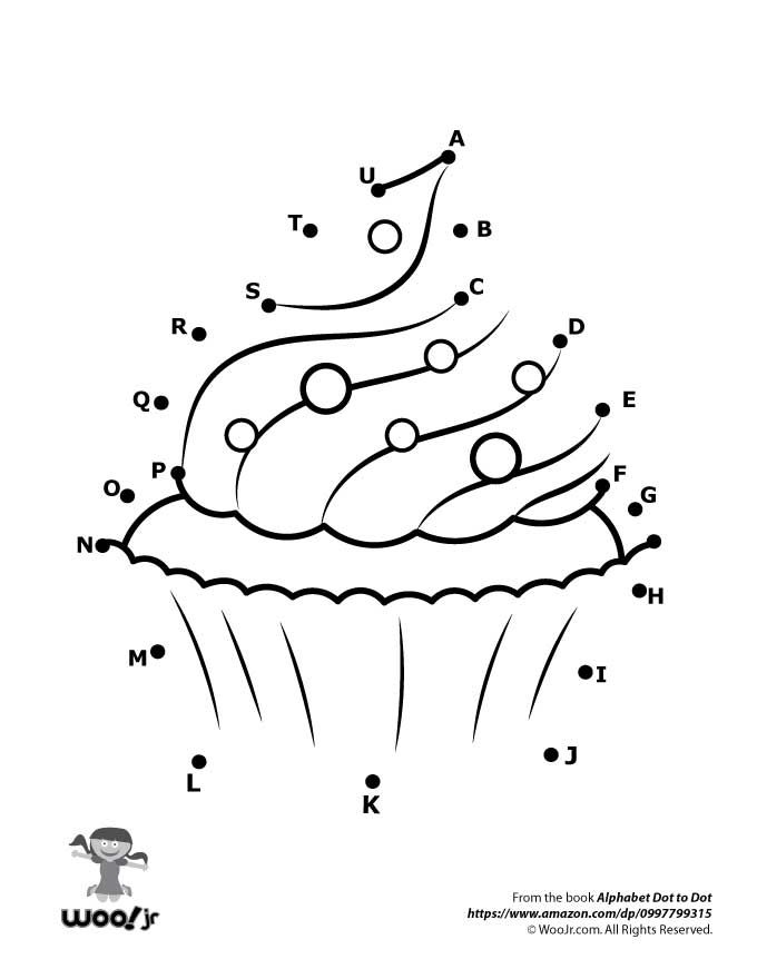 Dot-to-Dot Alphabet Worksheet for Letter A, Grade Kindergarten Fun dot-to-dot activity for learning the letter A, designed for kindergarten students