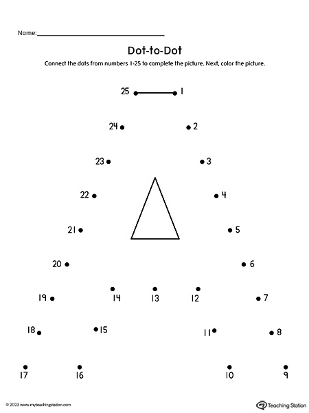 Fun dot-to-dot activity for mastering the alphabet and basic counting skills Colorful dot-to-dot worksheet for kindergarteners to practice counting while learning the letter A