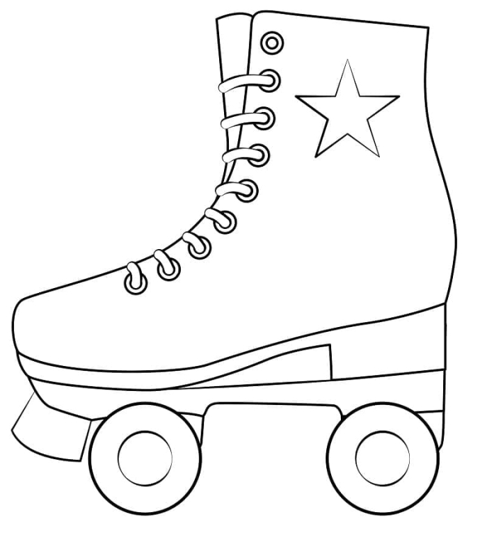 Dot-to-Dot Roller Skate worksheet for kindergarteners learning to count from one to fifteen