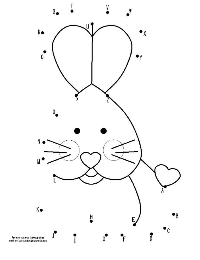 Engaging dot-to-dot activity to learn the alphabet while counting to three Colorful dot-to-dot worksheet featuring the letter A for kindergarten kids