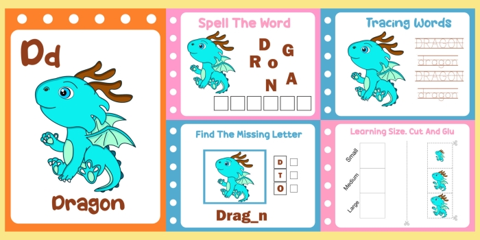 Second grade worksheet featuring a friendly dragon to help students practice measuring with inches