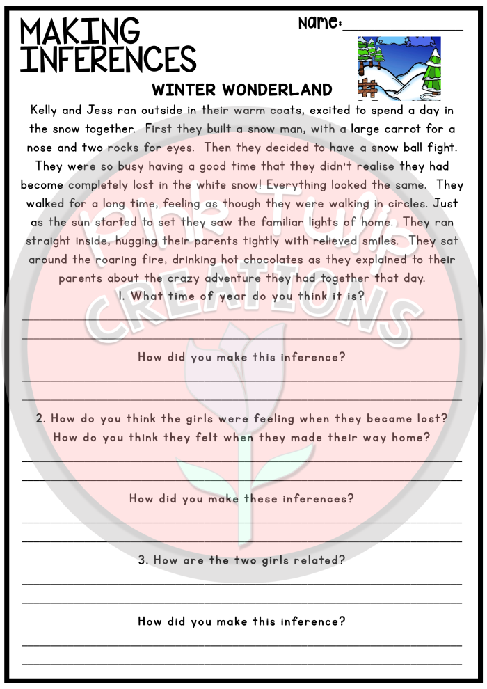 Reading for Comprehension Drawing Conclusions Geography Worksheet 16 Third grade geography worksheet focusing on drawing conclusions from short reading passages