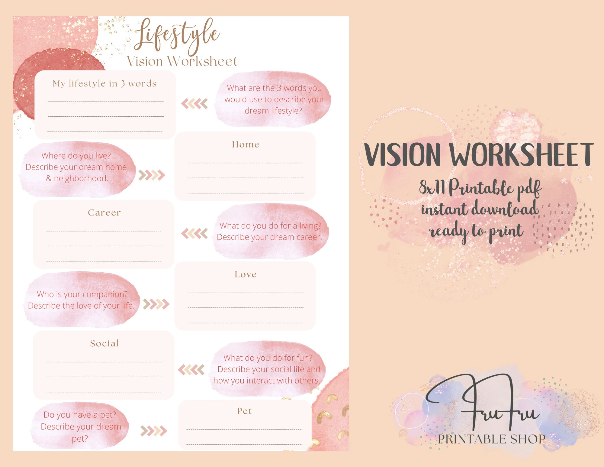 A preschool worksheet featuring a blank frame for children to draw their dream pet illustration.