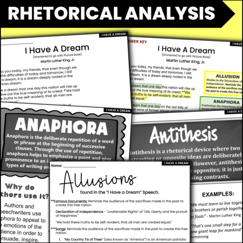 Kids engaging with the "I Have a Dream" Speech and "My Country 'Tis of Thee" Song worksheet. Educational resource for fourth-grade algebra lessons on the power of words.