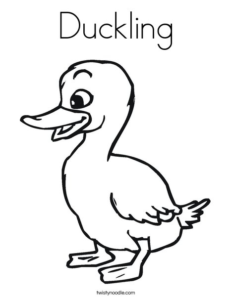 Kindergarten Spring Duckling Coloring Page Worksheet 15 Cute baby duckling coloring page worksheet for kindergarten students to practice figurative language