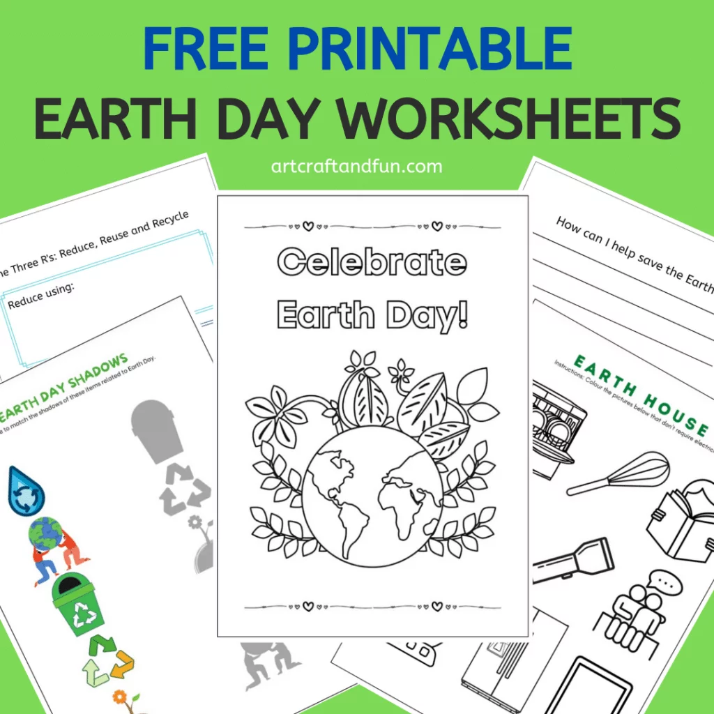 Earth Day Writing Activity for Young Learners - Grammar Exercise 24 Second grade students completing an Earth Day fill-in-the-blank grammar worksheet with environmental sentences