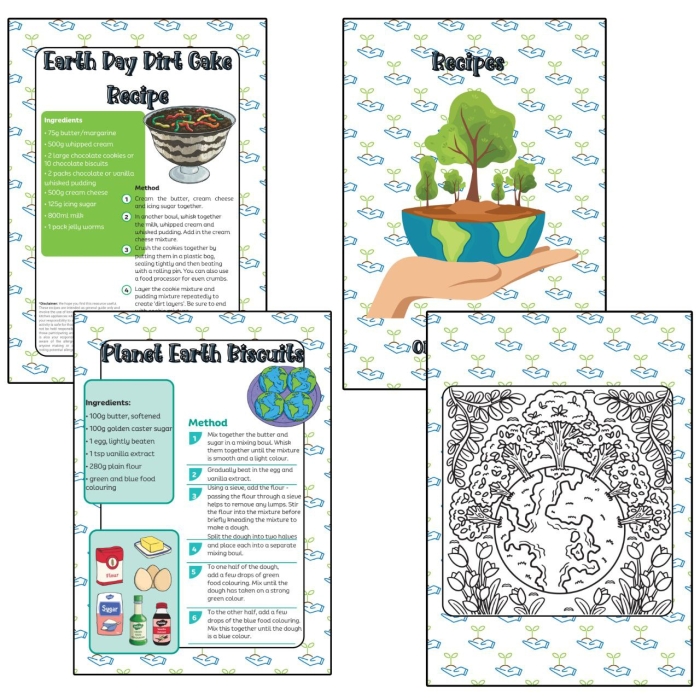 Earth Day Writing Activity for Young Learners - Worksheet 9 Second grade students completing an Earth Day fill-in-the-blank grammar worksheet with nature-themed sentences