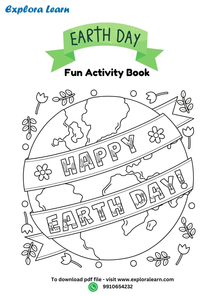 Earth Day Fill-in-the-Blank Activity for Young Learners Image 23 Second grade students completing an Earth Day fill-in-the-blank grammar worksheet with blank spaces to practice writing sentences about helping the planet