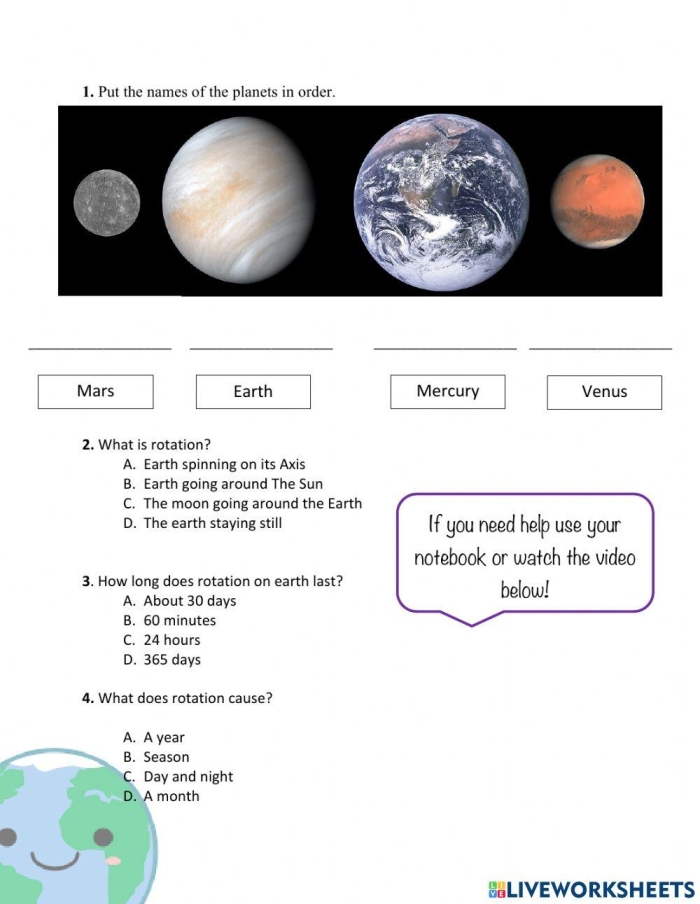 Engage with the Know Your Planets: Earth worksheet for science learning Earth worksheet for third graders to enhance their knowledge of the planet