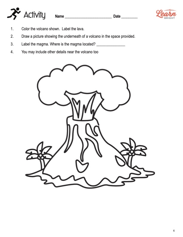 Fourth grade students analyzing diagram labels and captions on an Earthquakes text features worksheet