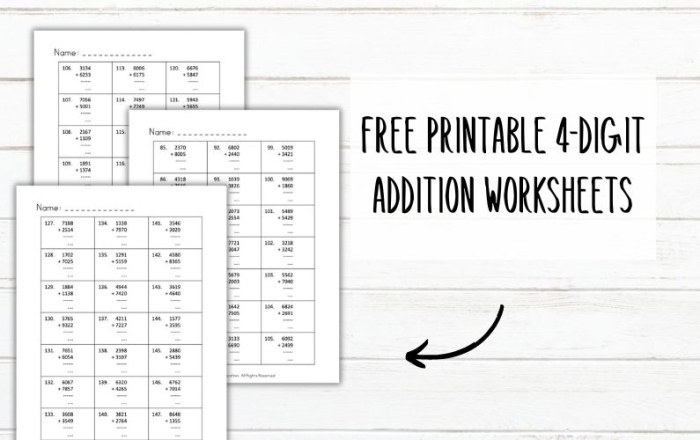 Fun 4-Digit Addition Worksheet to Enhance Math Skills Easter-themed worksheet for practicing 4-digit addition for third graders