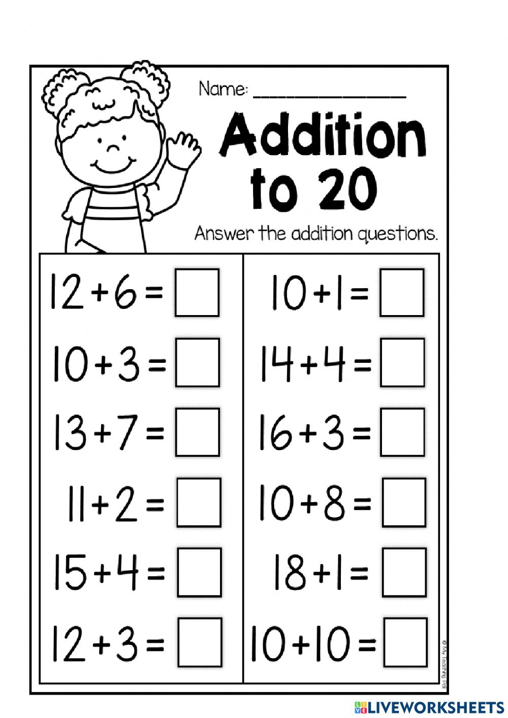 Easter-themed addition and subtraction math puzzle activity for first grade students with bunny and egg designs