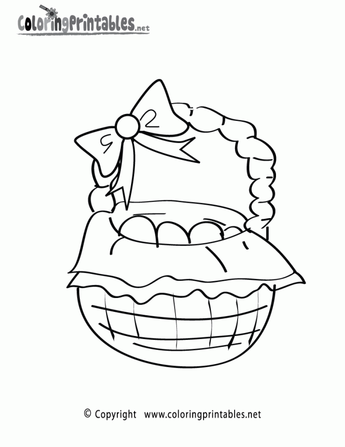 Preschooler coloring an Easter basket worksheet featuring decorative eggs for phonics practice
