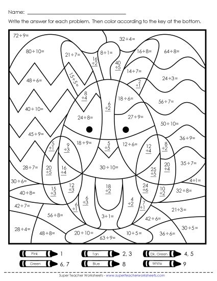 Pre-K Easter math worksheet featuring a busy bee theme for addition practice using visual counting clues