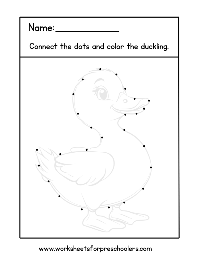 Easter Egg Connect the Dots worksheet designed for preschoolers to practice counting